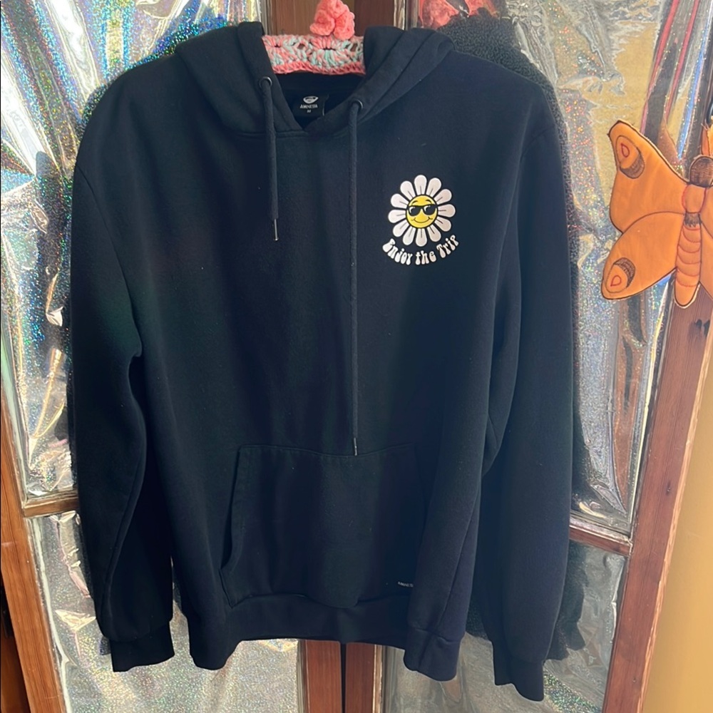Amnesia Black Hoodie
